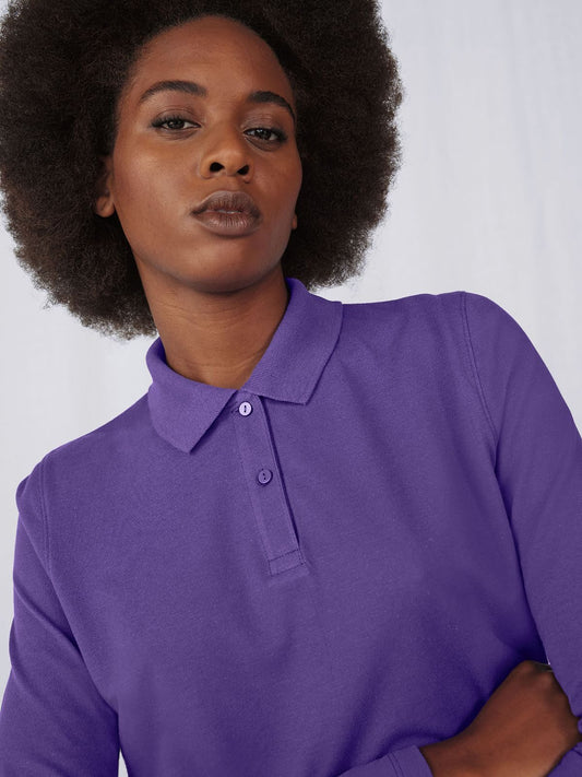 My women's long-sleeve polo 180