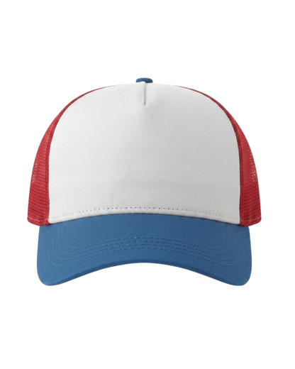 Flat brim hat