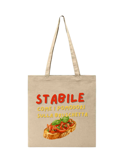 Personalized canvas tote bag