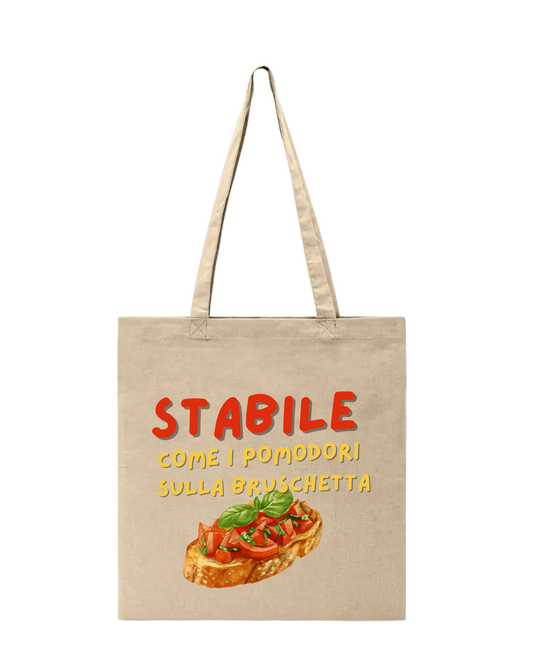 Personalized canvas tote bag