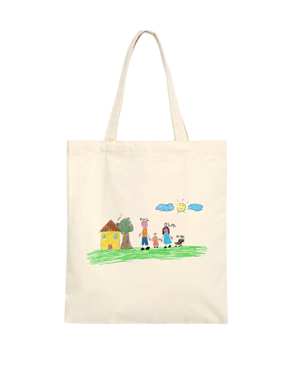 Custom family canvas bag