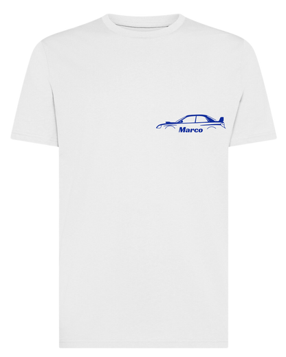 Custom car silhouette t-shirt