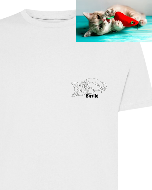 T-shirt custom gatto