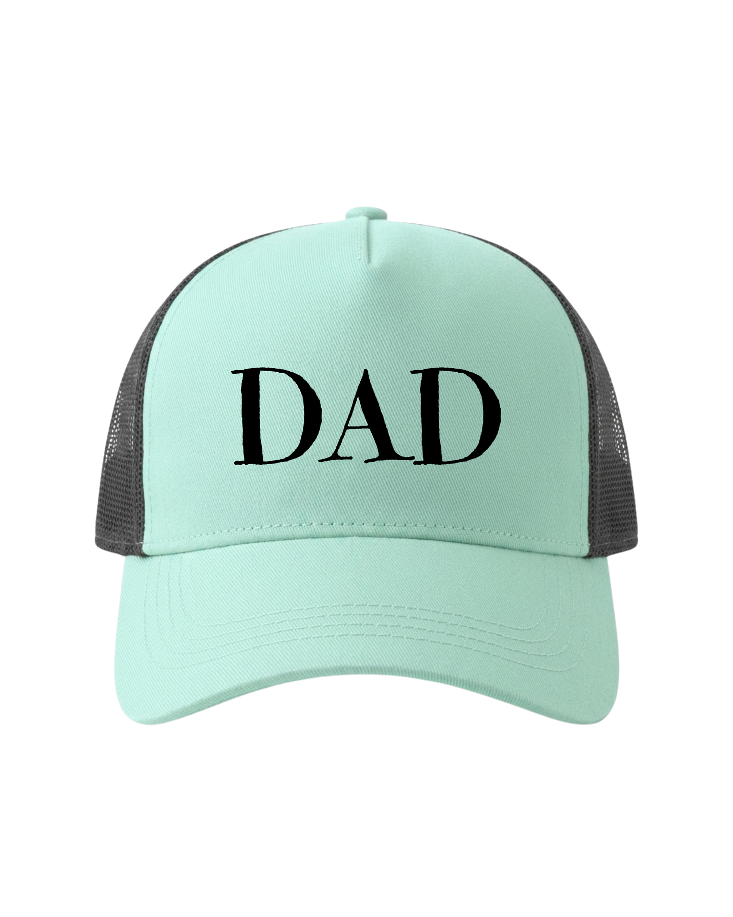 Flat brim hat