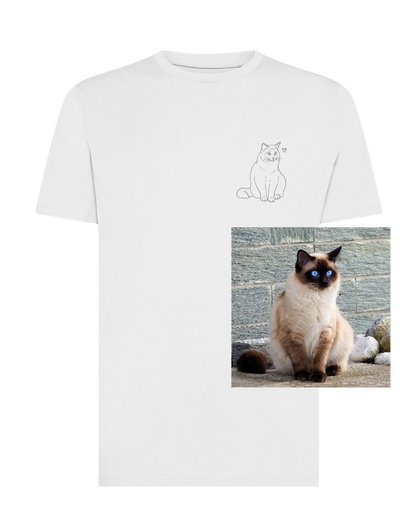 T-shirt custom gatto