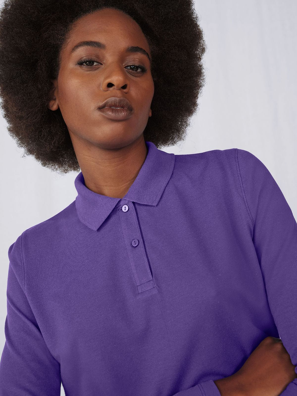 My women's long-sleeve polo 180