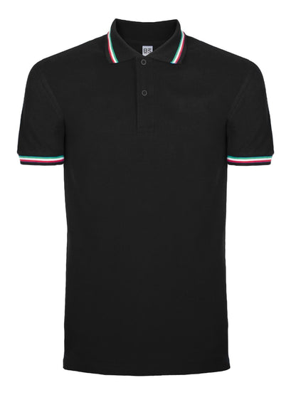 Italy tricolor polo shirt