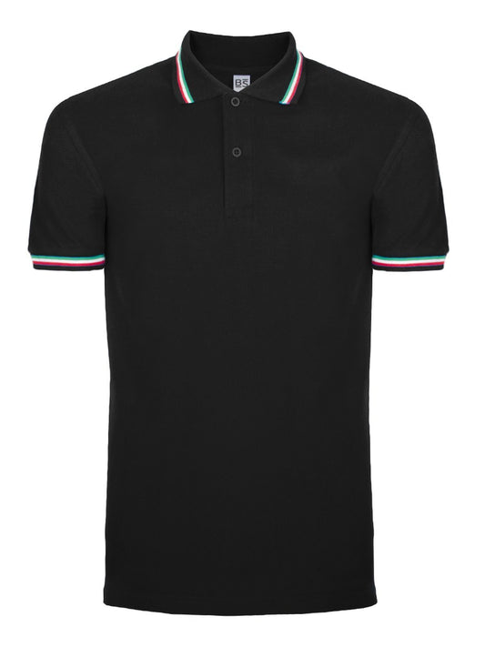 Italy tricolor polo shirt