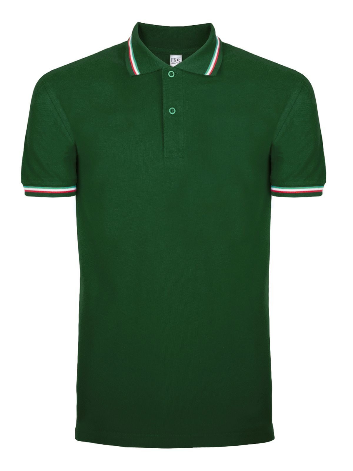 Italy tricolor polo shirt