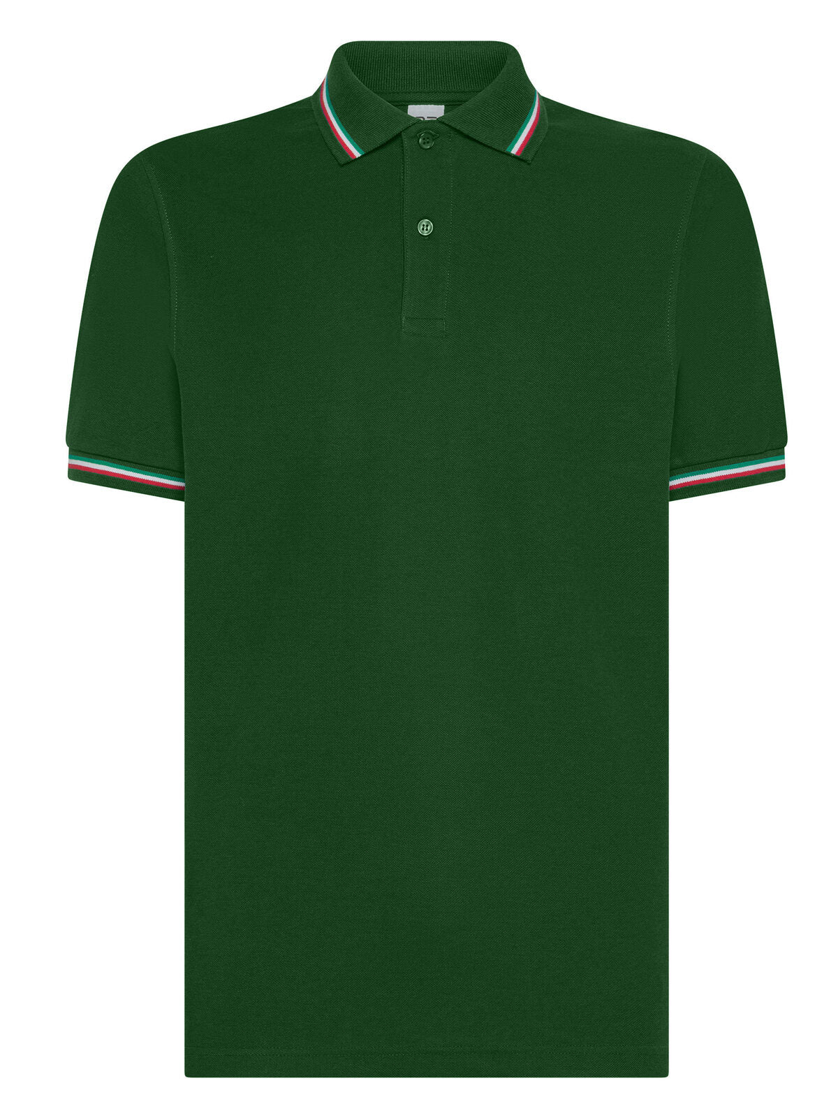 Italy tricolor polo shirt