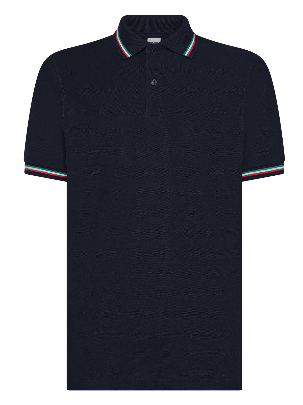 Italy tricolor polo shirt