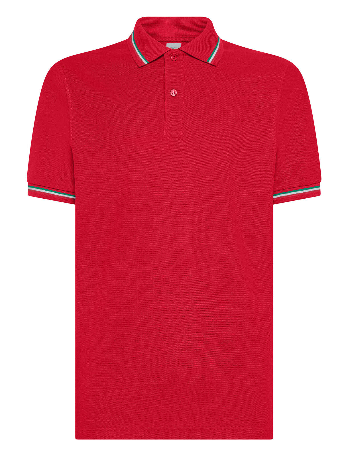 Italy tricolor polo shirt