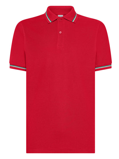 Italy tricolor polo shirt