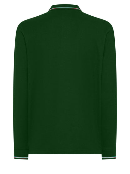 Men's long-sleeve polo shirt