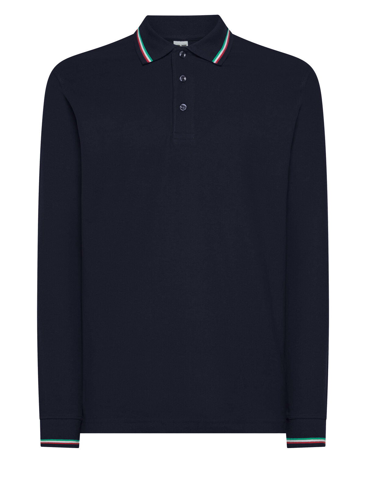 Men's long-sleeve polo shirt