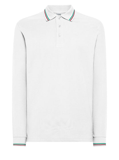 Men's long-sleeve polo shirt