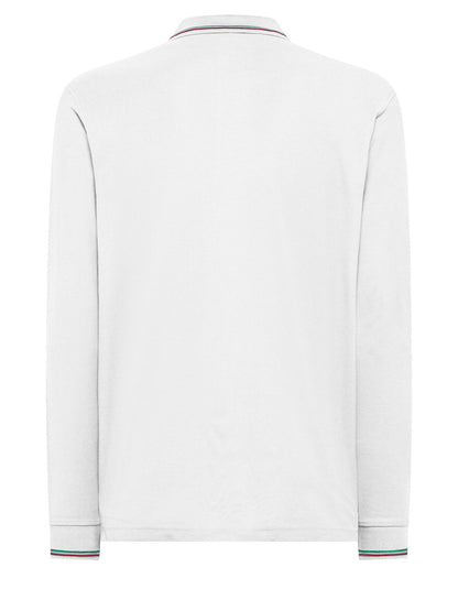 Men's long-sleeve polo shirt