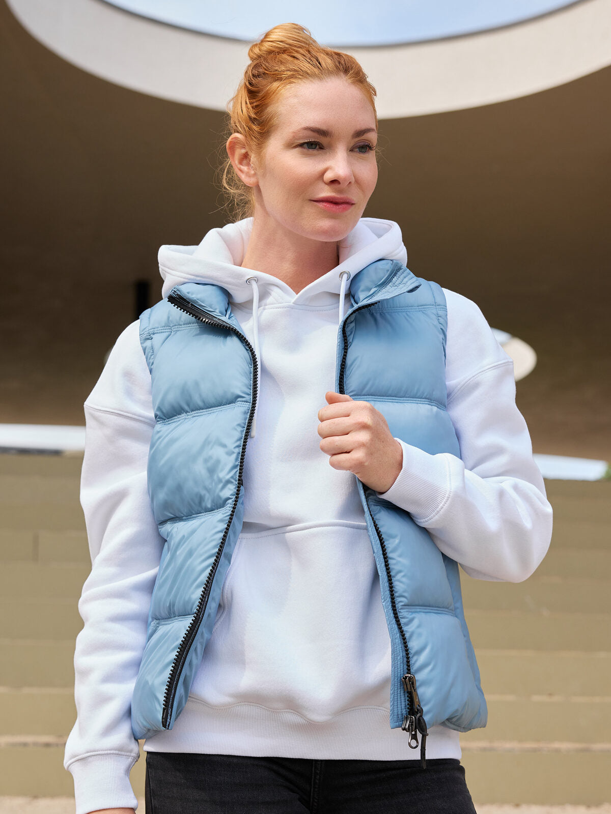 Women's padded gilet