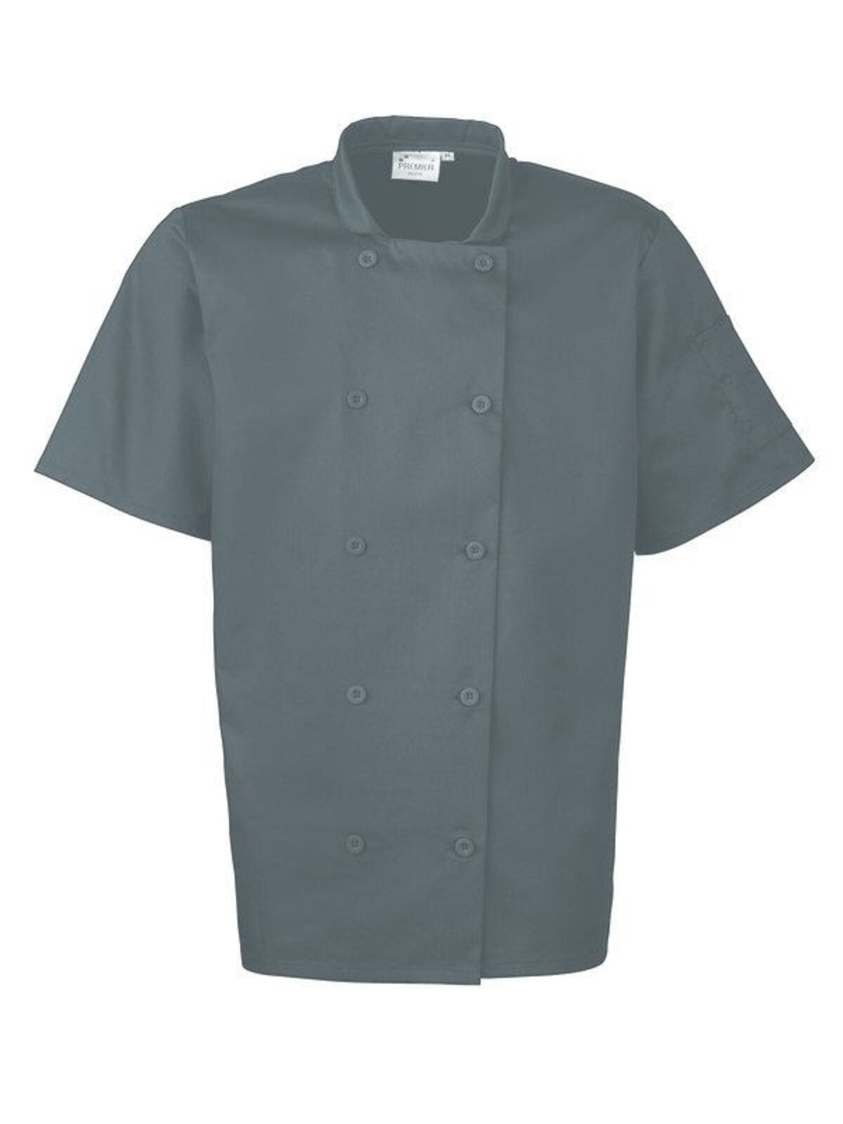 Short-sleeved chef jacket