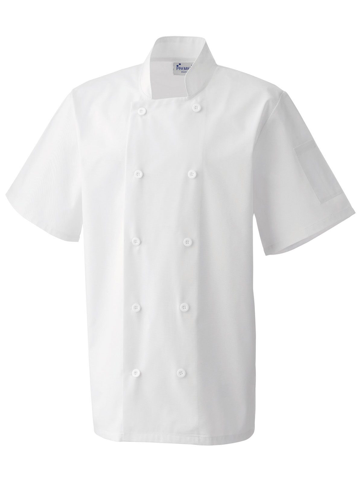 Short-sleeved chef jacket