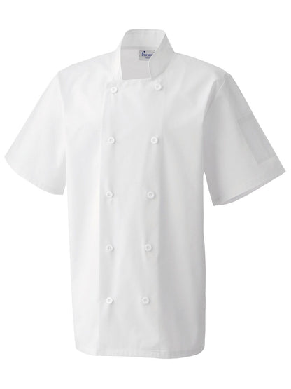 Short-sleeved chef jacket